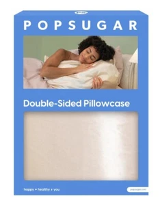New 1pc Popsugar Double-Sided Pillowcase Standard Size 20 in x 26 in - Picture 1 of 4