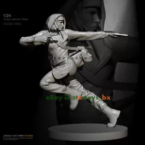 Kit Modelo Resina Sin Pintar Mujer Soldada 1/24 Kit Garaje Sin Montar GK 75mm H - Imagen 1 de 5