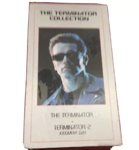 The Terminator 1 & 2 Collection VHS Tapes 2-Tape Box Set Factory Sealed - Picture 1 of 5