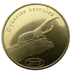 SUMATERA UTARA 500 RUPIAH 2019 DYNASTES HERCULES BEETLE  31mm UNC - Picture 1 of 2