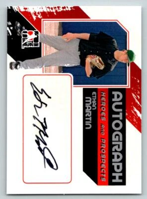 2011 ITG Heroes AUTO #EM Ethan Martin *#/390 (ref 210706) - Image 1 of 2