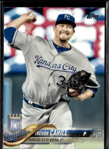 2018 Topps Series 2 Trevor Cahill Kansas City Royals #445 4 Card Lot - Picture 1 of 2