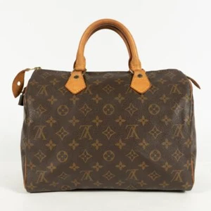 LOUIS VUITTON Monogram Speedy 30 Hand Bag M41526 LV Auth 03A035319622 - Picture 1 of 20