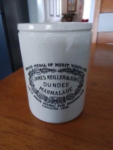 Empty. Vintage. James Keller & Sons. Marmalade Pot - Picture 1 of 5