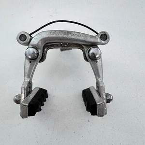Vintage Shimano Tourney Center Pull Brake Caliper Rear Nutted Silver Race A02 - Picture 1 of 17