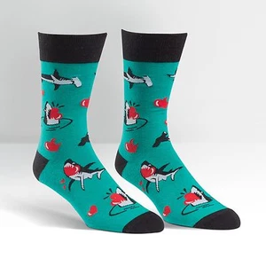 Sock It To Me Men's Crew Socks - Love Bites (UK 6-12) - Picture 1 of 2