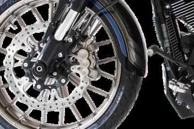 Pinça de freio esquerda AN 6 pistões Fr 14 polegadas Ti Harley Road King 08-22 - Imagem 1 de 4