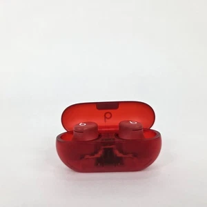 Beats By Dre Solo Buds Wireless Bluetooth Earbuds - Transparent Red - Picture 1 of 9