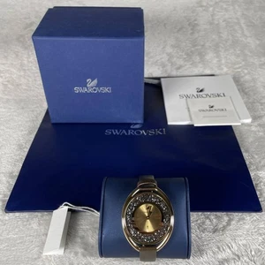 Orologio da polso SWAROVSKI cristallo ovale tono oro 5296314 con scatola - Foto 1 di 9