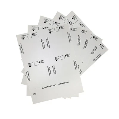 Paquete AMI de 5 tarjetas Jukebox Rowe Tira de Título en Blanco Foto 1 de 2