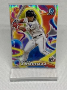 2025 Bowman Chrome Melt Mashers #MM-2 Kristian Campbell (RC) - Red Sox - Bild 1 von 2
