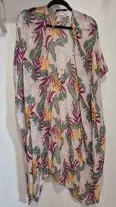 Piper One Size Floral Throw Over - Picture 1 of 6