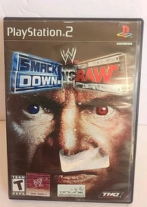 WWE SmackDown vs. Raw (Sony PS 2, 2004) CASE & MANUAL ONLY-NO DISC See Pic/Desc - Picture 1 of 10