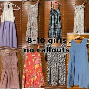 Girl dresses Size 8-10 Lot Of 8 - Picture 1 of 24