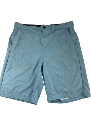 Pantalones Cortos Burnside Para Hombre Etiqueta Talla 32 Medidas 36 Azul Chino Frente Plano Informal Golf Foto 1 de 4