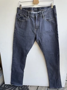 Superdry Hombre Jeans 34x32 Gris Corporal Slim Cobre Negro Denim Claro W34 L32 - Imagen 1 de 6