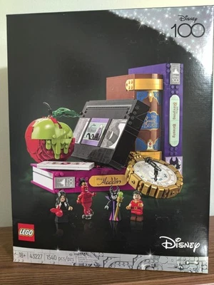 CAJA DAÑOS LEGO Disney Villanos Iconos Disney 100º 43227 Juguete de Construcción Regalo Foto 1 de 4