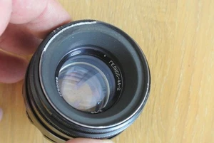 Helios Cyrillic 44-2 58mm F/2.0 Pre-set M42 Prime Lens Good optics but.. - Picture 1 of 8