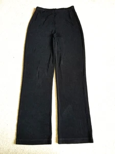 Damen Hose - Chico's Travellers - schwarz Stretch Strick Pull On gerade - 0 (4/6) kurz - Bild 1 von 4