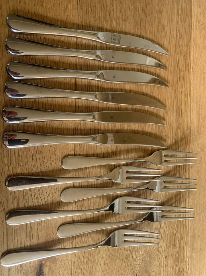 WMF Cromargan Cubertería de Bistec 6 Personas 12 Piezas Apto Para Varios Modelos - Imagen 1 de 4