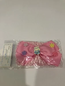 Princess Accessories Headband Babies/Toddler Pink  With Cat And 4 Flowers New - Picture 1 of 3
