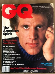September 1984 GQ Magazin mit Ted Danson auf dem Cover - Bild 1 von 2