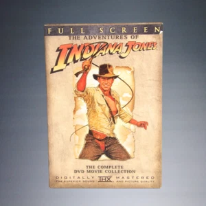 2003 ADVENTURES OF INDIANA JONES DVD 4 DISC COMPLETE MOVIE COLLECTION BOX SET - Bild 1 von 8