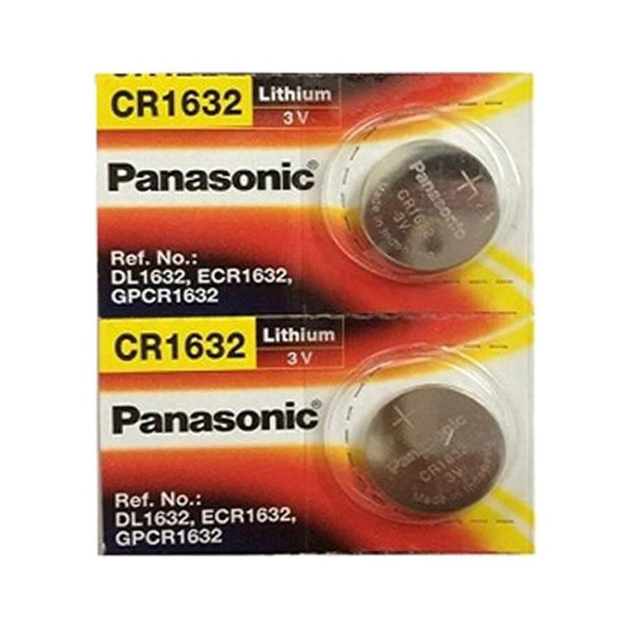 2 pcs Panasonic CR1632, BR1632, ECR1632, 3V, Lithium Battery Exp. 2029 - Imagem 1 de 1