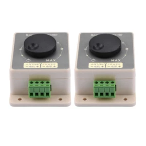 2PCS 10V-60V 20A PWM Pulse Width Modulator Waterproof DC Motor Speed Controller - Picture 1 of 14