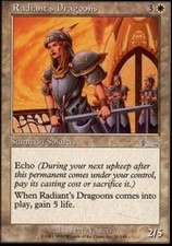 Radiant's Dragoons Urza's Legacy 3x - Lightly Played, English MTG Magic