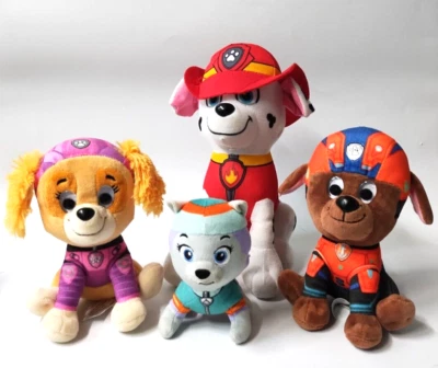 Lote de 4 Spin Master Paw Patrol Marshall, Everest, Stella & Zuma Foto 1 de 4