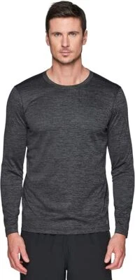 Camiseta mediana RBX para hombre Active Fit Performance mezcla de poliéster manga larga Foto 1 de 4