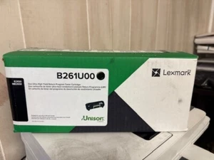 Lexmark B261U00 Black Ultra High Yield Return. NEW SEALED BOX. SHIPS FREE !!! - Photo 1/1