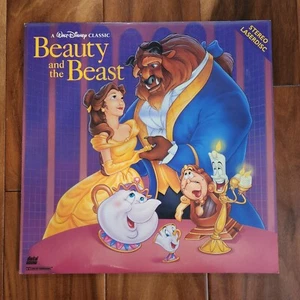 Disney Beauty And The Beast Classic LaserDisc Stereo Extrended Play Movie Rare - Picture 1 of 5