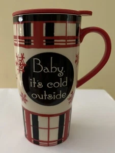 LENOX BABY ITS COLD OUTSIDE HEAT CHANGING TRAVEL MUG NEW 20 OZ - Picture 1 of 13
