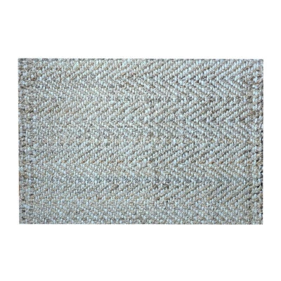 Solemate Jute 2 Tone Zig Zag 50x80cm Stylish Outdoor Entrance Doormat - image 1 of 3