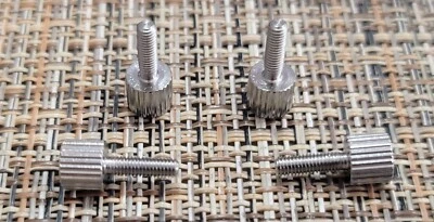 WILLOWCREEKGRAPHICS XTool F1 (Original) Laser Baseplate Stainless Steel Thumbscrew Fasteners (Qty 4)