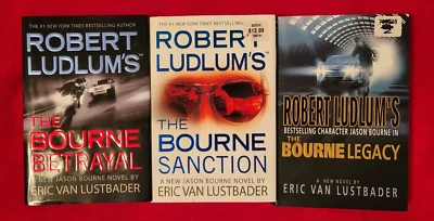 Robert Ludlum Lot of 3 Hardcover DJ Jason Bourne All 1st Editions Books - Image 1 of 4
