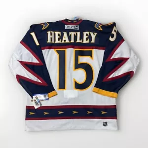 NWTS ATLANTA THRASHERS CCM AUTHENTIC PRO ON ICE DANY HEATLEY HOCKEY JERSEY SZ 48 - Picture 1 of 17