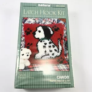 1988 Latch Hook Kit Spot Dalmatian Puppy P481 12" x 12" Sealed Box vintage - Picture 1 of 3