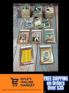 1990 Topps Baseball Card Lot of 607 Cards NO DUPLICATES 24 in Top Loaders - Picture 1 of 12