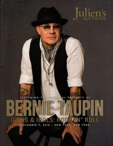 Julien's Auction Catalog Bernie Taupin: Icon's & Idols: Rock N' Roll - Imagen 1 de 1