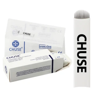 Aghi microblading Chuse metodo a mano lame 21U trucco permanente set 50 pezzi - Foto 1 di 4