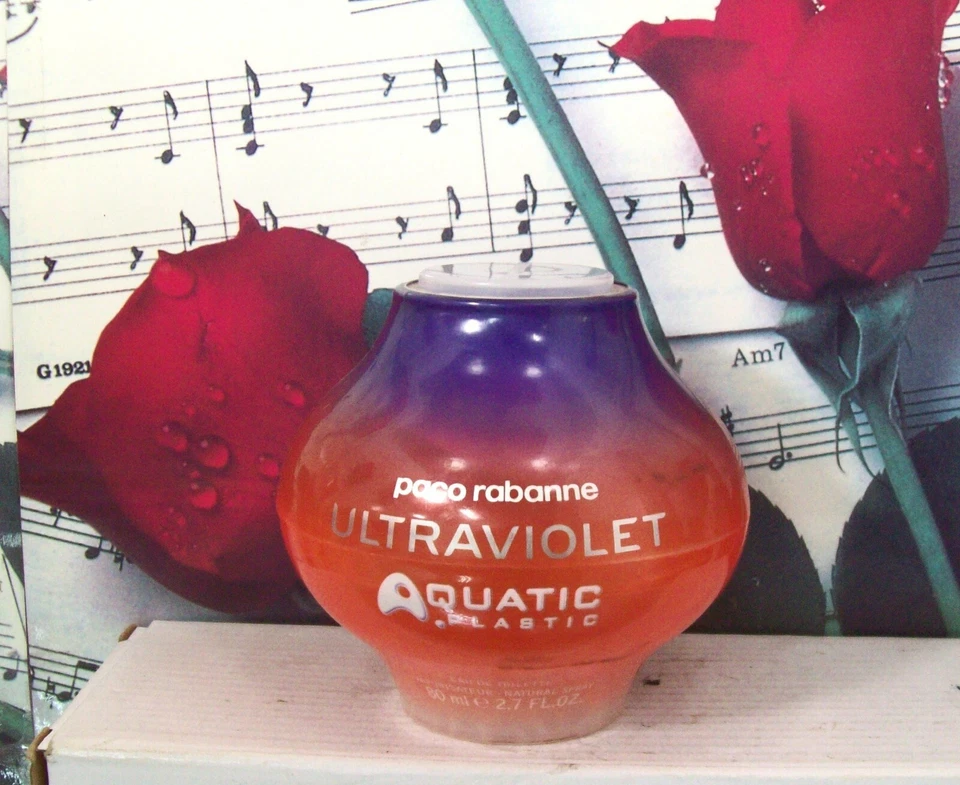 Spray EDT plástico acuático ultravioleta Paco Rabanne 2,7 FL. OZ. Nuevo con caja Foto 1 de 1