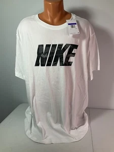 NIKE Dri-Fit White W/Grey Camo Tee Shirt. Size 3XL. #DM5669. NEW. - Picture 1 of 9
