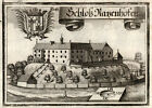 Ratzenhofen B.Mainburg Original Gravure sur Cuivre M.Wening 1740