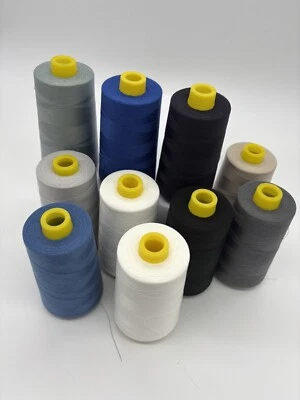 10x Overlockgarn Cobia Cone Syngarn 5000m - Qualität - Der Beste der Welt - Bild 1 von 4