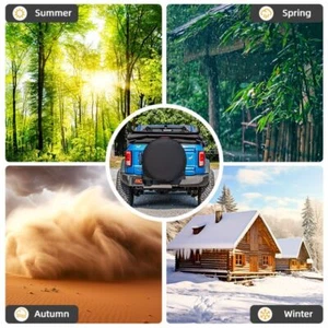 27-32 inch Spare tire cover Dust-proof Tire Cover Case SUV - Picture 1 of 11