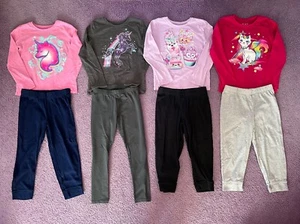 Lot of 8 Girls Long Sleeve Tees & Pants - All Size 5, 5T, or 5/6 - Carter’s, etc - Picture 1 of 5