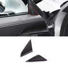 Real Carbon Fiber A-Pillar Triangle Trim Fit For Porsche 718 16-19 911 12-18